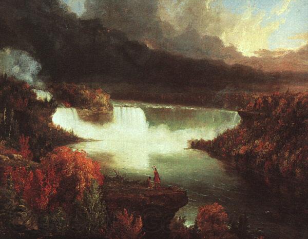 Thomas Cole Niagara Falls Norge oil painting art